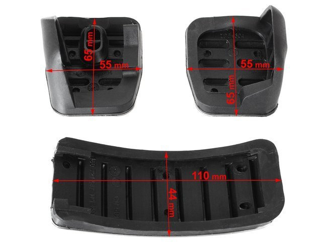 GAS BREMSE KUPPLUNG SATZ ALU  PEDAL ABDECKUNGEN FÜR VW BORA GOLF LUPO NEW BEETLE