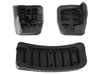 GAS BREMSE KUPPLUNG SATZ ALU  PEDAL ABDECKUNGEN FÜR VW BORA GOLF LUPO NEW BEETLE